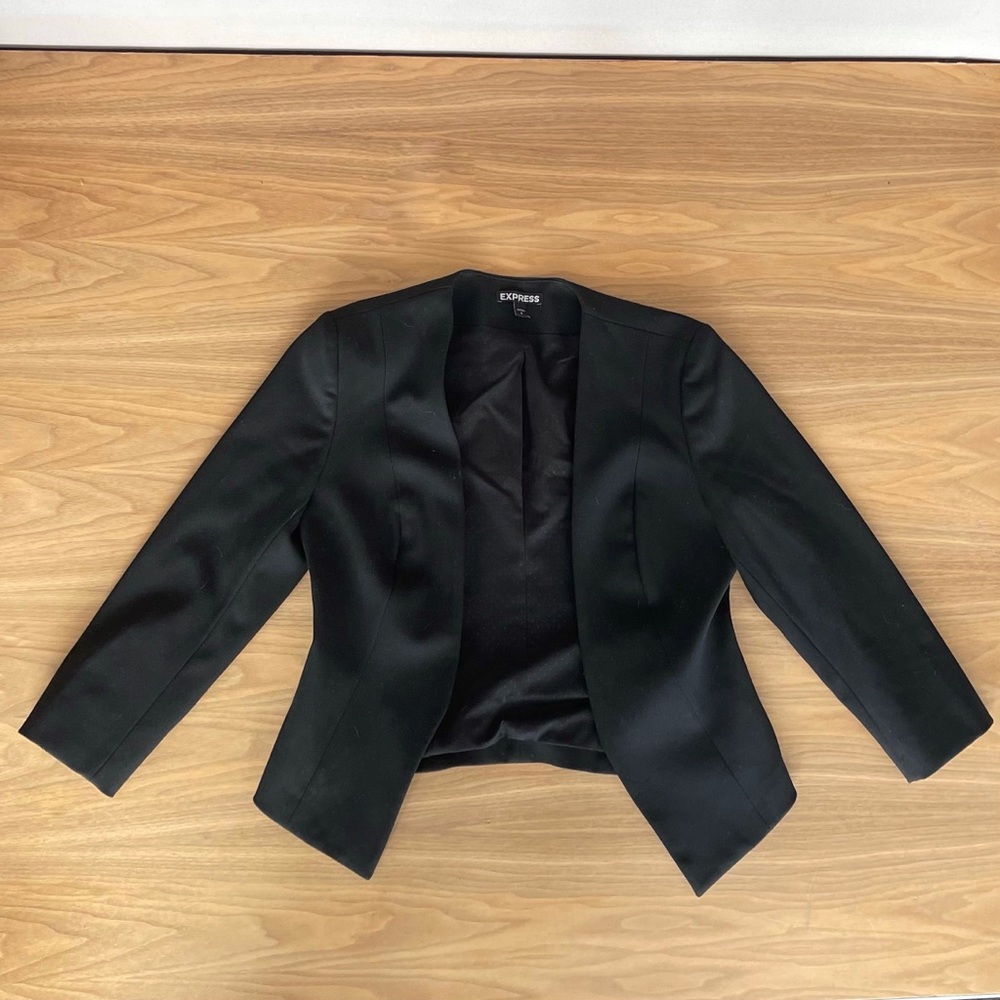 Express Classic Black Blazer/Jacket Size 0